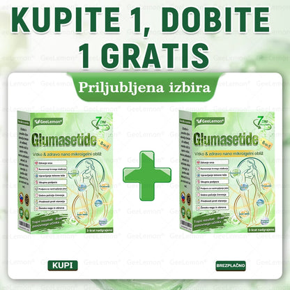🌴Registrirano pri JAZMP in GMP certificirano👩‍⚕️🎁 𝐆𝐞𝑒𝐿𝑒𝐦𝐨𝐧® 𝐆𝐥𝐮𝐦𝐚𝐬𝐞𝐭𝐢𝐝𝐞 8 v 1 Hujševalni in zdravju namenjen nano obliž z mikroiglicami 🇸🇮 (Samo enkrat na dan, vidne spremembe že v 7 dneh) ✅
