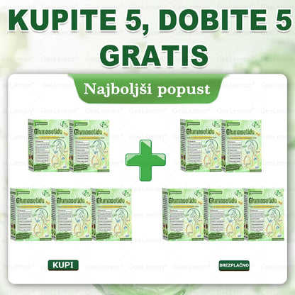 🌴Registrirano pri JAZMP in GMP certificirano👩‍⚕️🎁 𝐆𝐞𝑒𝐿𝑒𝐦𝐨𝐧® 𝐆𝐥𝐮𝐦𝐚𝐬𝐞𝐭𝐢𝐝𝐞 8 v 1 Hujševalni in zdravju namenjen nano obliž z mikroiglicami 🇸🇮 (Samo enkrat na dan, vidne spremembe že v 7 dneh) ✅
